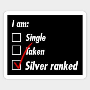 Single Taken Silver Magnet